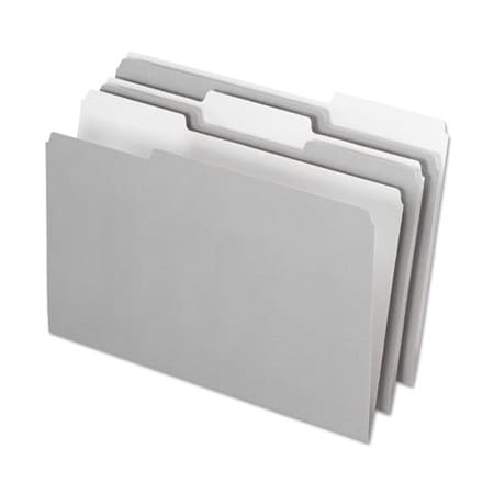 Tops Business Forms Pendaflex, INTERIOR FILE FOLDERS, 1/3-CUT TABS, LEGAL SIZE, GRAY, 100PK 435013GRA